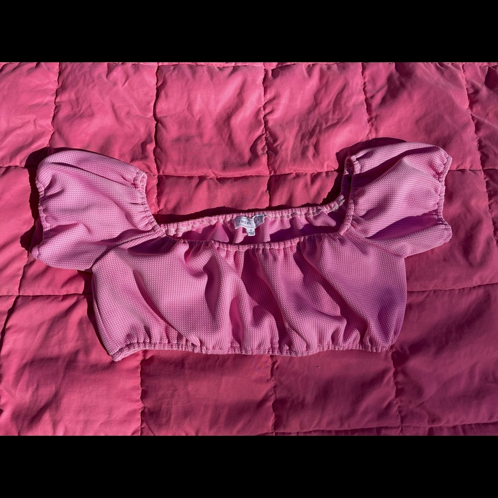 Pink crop top